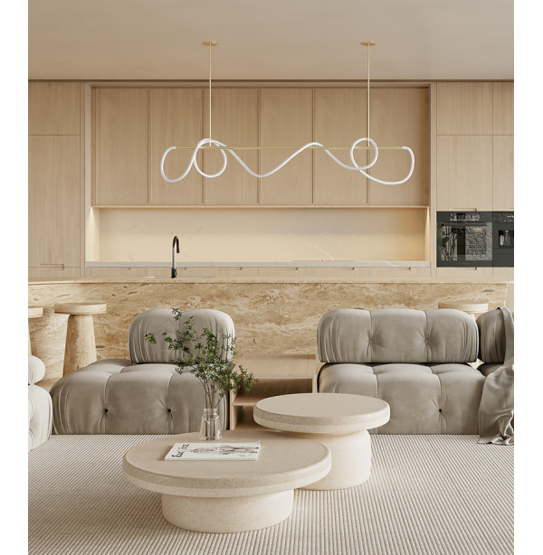 Linear Pendant Lights for Kitchen Island 